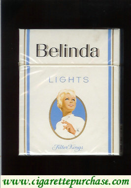 Belinda Lights cigarettes hard box